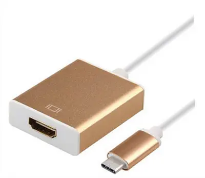 Адаптер для виведення відео type C на HDMI перехідник HDTV 4К з кабелем 15 см - фото 2