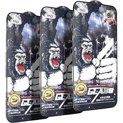 Защитное стекло DK для Apple iPhone 13 Pro Full Glue 3D MO King Kong 016133 black 3 шт.