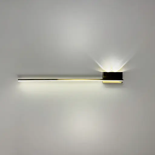 Бра у латунному корпусі із лінзами по правій стороні 80 см Арт. WJ 011/800 L AB Line F - фото 3