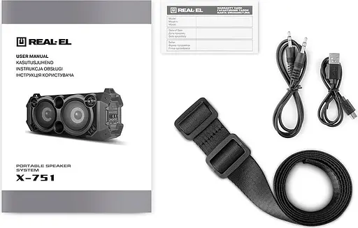 Акустика REAL-EL X-751 Black [82793] - фото 12