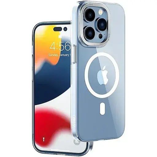 Чохол WiWU MCC-102 Ultra Thin Magnetic Crystal Series для Apple iPhone 14 Pro Max Transparent [136822] - фото 3