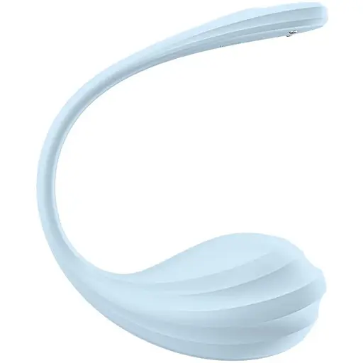 Віброяйце Satisfyer Smooth Petal блакитний