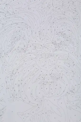 Набір для розпису по номерах "Цуценя йорка" 40*50 см, IDEA2-GX47707, ТМ "99IDEAS" - фото 7