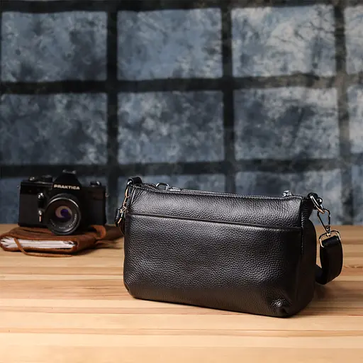 Женская сумка Vintage с двумя ремешками из натуральной кожи 25х16х8 см sum0027525 - фото 10