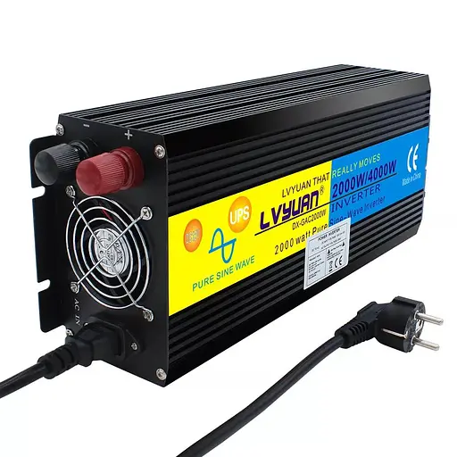 Інвертор перетворювач напруги Lvyuan F-2000P 12-230v 2000/4000w чистий синус