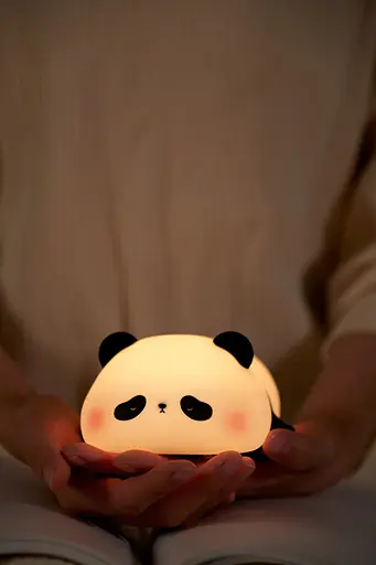 Силиконовый беспроводной ночник "Лежащая панда" - фото 7