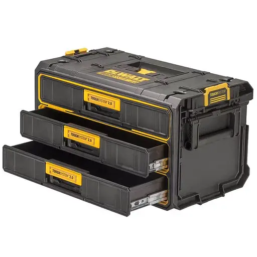  Ящик DeWalt Toughsystem 2.0 модуль на 3 ящики 555х355х305 мм (DWST08330-1) - фото 4