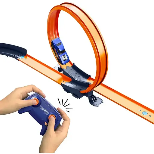 Трековий набір з машинкою на радіокеруванні Hot Wheels Speed Challenge 1:64 (HXX45) - фото 7