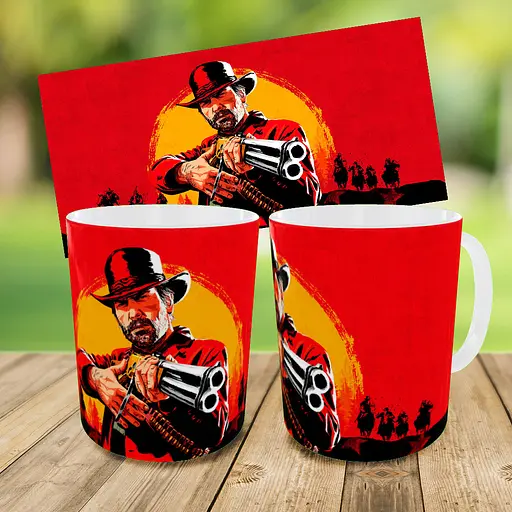 Набір: дитяча сумка-бананка+кружка RDR «Red Dead Redemption2» 32х15см, бананка для хлопчика через плече на подарунок (00884) - фото 3