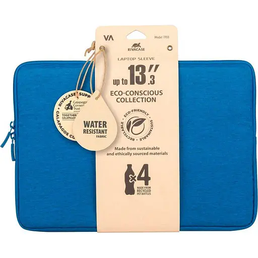 Чохол для ноутбука Rivacase 13.3" Riva Case 7703 Azure Blue (7703 (Azure Blue)) - фото 7