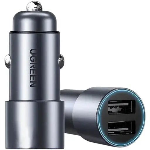 Автомобильное зарядное устройство для Ugreen CD130 Dual USB Car Charger 24Вт 2.4A - фото 2