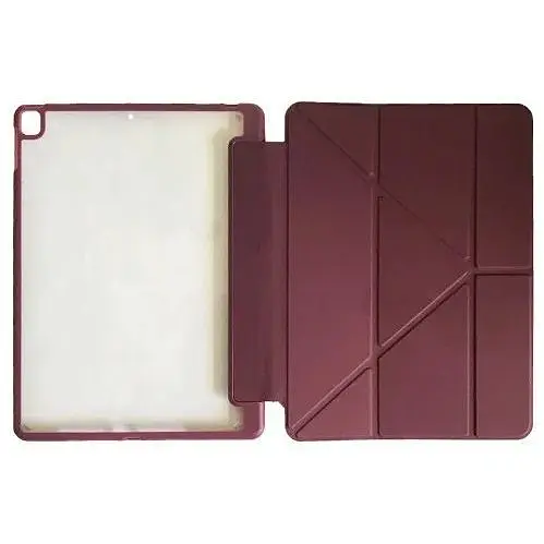 Чохол Smart Case Clear+stylus для Apple iPad 10.2 2019/2020/pro10.52017/Air 10.5 темно-червоний - фото 1