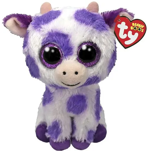 М'яка іграшка TY Beanie Boos Корова Ethel 15 см (37345)
