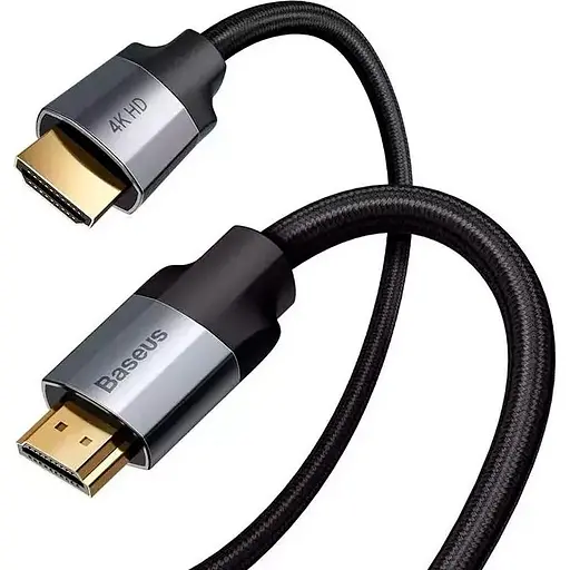 Кабель Baseus Enjoyment Series HDMI 2.0 4K 1m Black (CAKSX-B0G) [84301] - фото 3