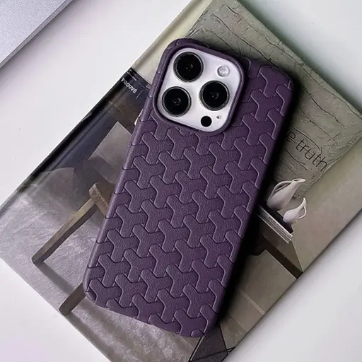 Чохол Epik TPU Weaving для Apple iPhone 15 Pro 6.1 Purple - фото 4