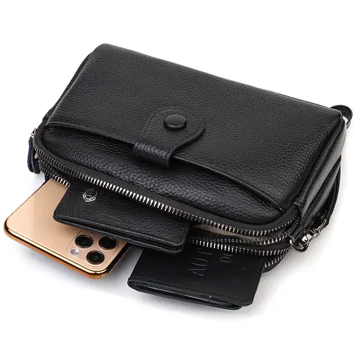 Клатч кожаный женский Vintage 19х12х7 см sum0022686 - фото 6