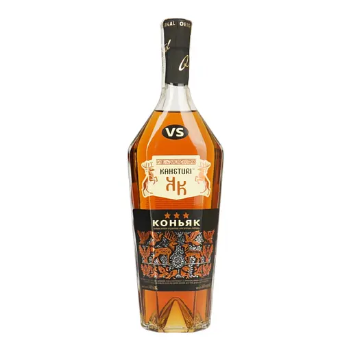 Коньяк Кахетурі 3 зірки, 40%, 0,5 л - фото 1