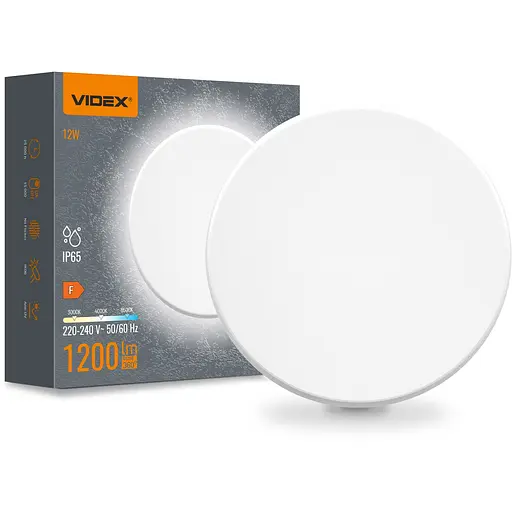 Світильник LED Videx WL03 настінний IP65, 12W 3000K-4000K-6500K White (VL-WL03-12CW)