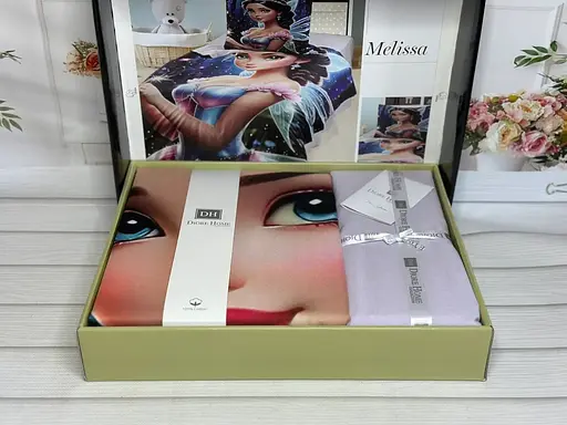 Постільна білизна Melissa Ранфорс Romeo Home pbe0051240 - фото 1