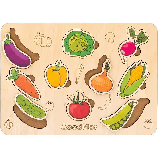 Пазл-сортер GoodPlay Овочевий світ (PS-4-014) - фото 2