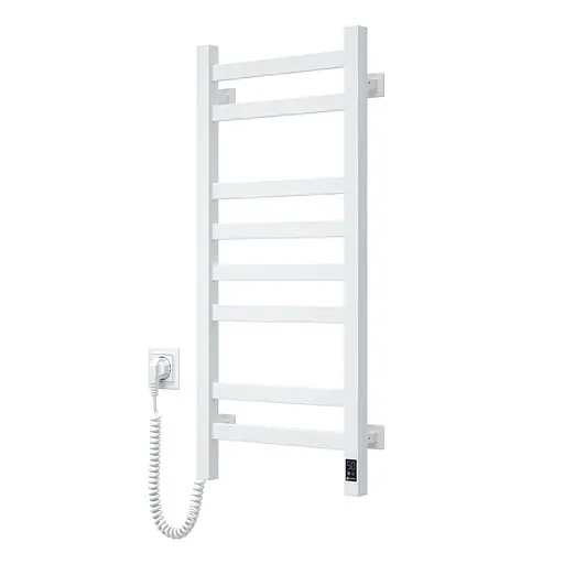 Електрична рушникосушка Navin Авангард 360x800 Sensor лівобічна з таймером, біла 00-044050-5080, Білий, Ліве, Електронний - фото 2