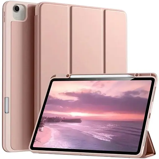 Чохол-книжка CDK для Apple iPad Pro 12.9" 3gen 2018 екокожа/силікон Smart Case cлот стилус(017899) pink