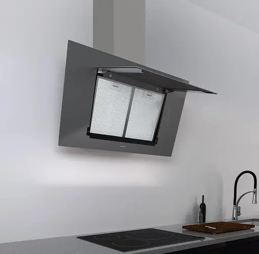 Вытяжка Cata наклонная 80 см 1350 м.куб/год Thalasa 800 xggr серый - фото 2