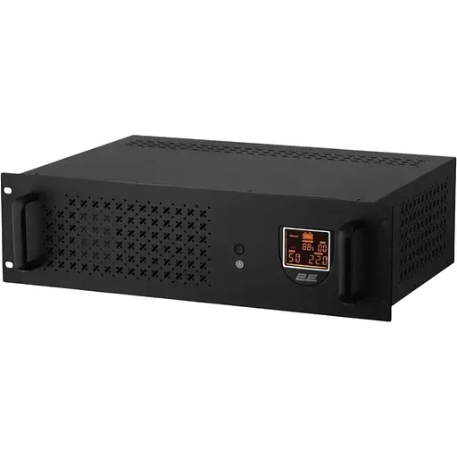 Источник бесперебойного питания 2E RE1500, 1500VA/900W, RM 3U, LCD, USB, 3xSchuko