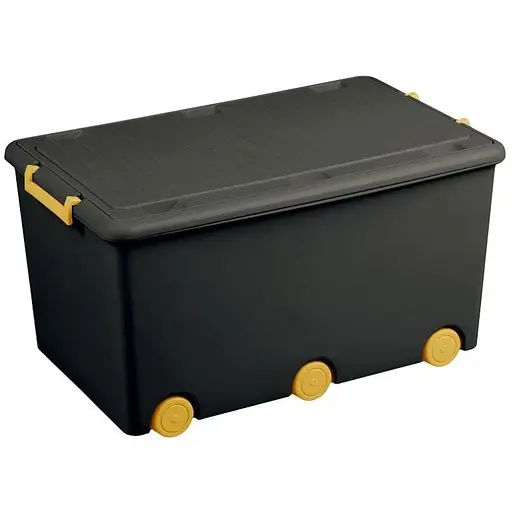 Контейнер для игрушек Tega Baby graphite yellow
