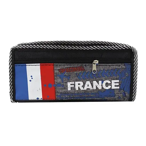 Пенал Флаг, 2 отделения, 20x9x3.5 см, 1712-2CY (в ассортименте)