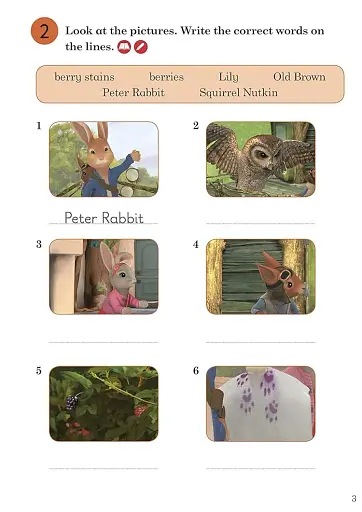 Ladybird Readers 2 Peter Rabbit and the Angry Owl Activity Book - фото 3