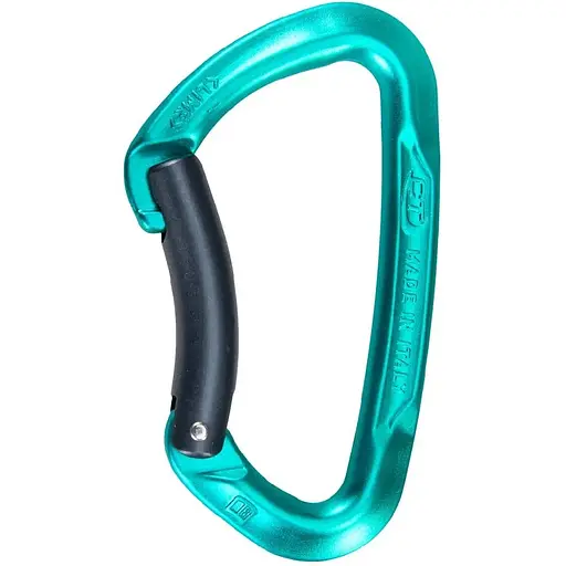 Карабін Climbing Technology Lime Bent Aquamarine (1053-2C45700 RBA)