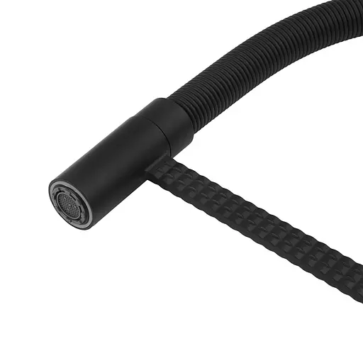 Змішувач для кухні Kroner KRP Ersel - SCH03999 Чорний матовий - фото 8