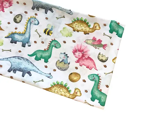 Хлопковая пеленка Moontime 100х80см "Дино" - фото 1