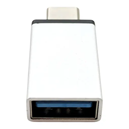Адаптер OTG Type-C to USB-A Silver OEM