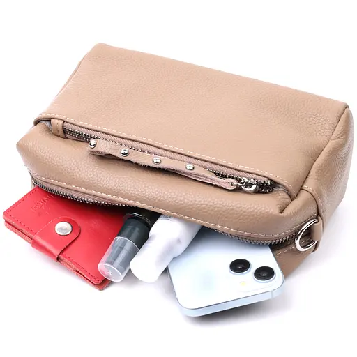 Кожаная женская сумка Vintage 22.5х13х9 см sum0026598 - фото 10