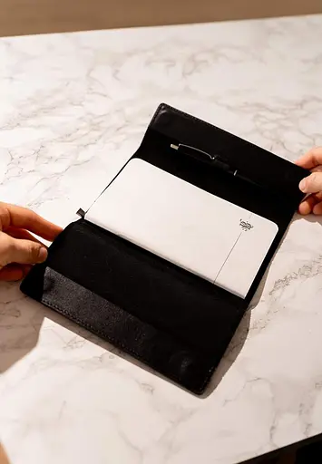 Шкіряний блокнот софт-бук 7.0 чорний Краст - фото 8