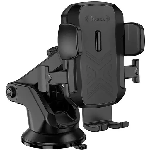 Холдер Hoco H65 Gamble one-button car holdercenter console Чорний - фото 1