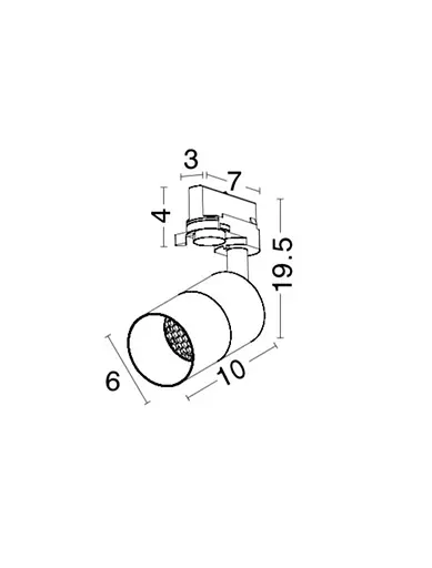 Трековий прожектор Nova Luce DISS 8008802 - фото 3