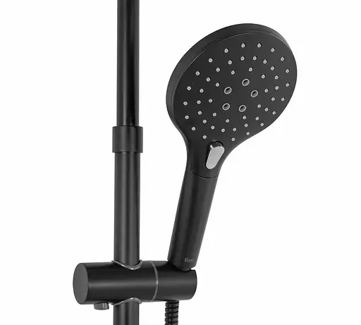 Душовя система Rea Santos з виливом black REA-P8803, Чорний матовий - фото 4