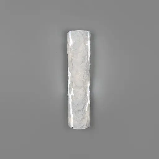 Настінний світильник Line F з імітацією текстури каменю 39х9 см білий Арт. 2087-90*385 LED 3000-6000K WHITE - фото 5