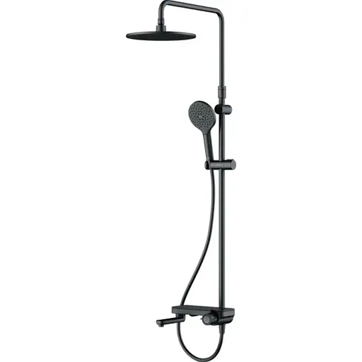 Душова система ShowerSpot Am.Pm Like black matt F0780722, Чорний матовий - фото 1