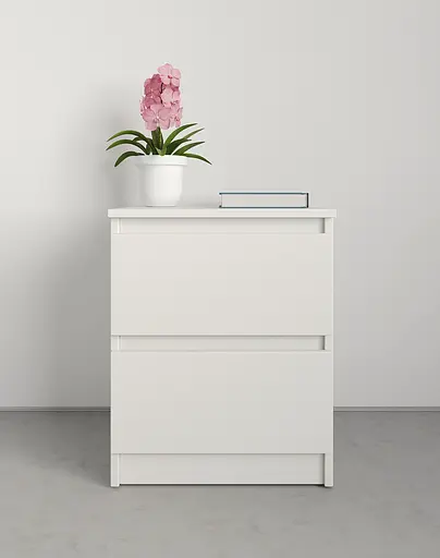 Приліжкова тумба MebelStar Нео 40x43x53 см Аляска білий (MBS-1004) - фото 2