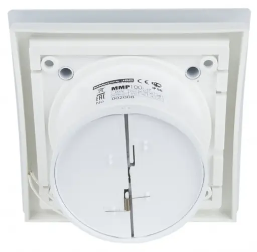 Декоративний малошумний вентилятор MMotors MM 100, 169 м³/ч, зі зворотним клапаном білий - фото 2