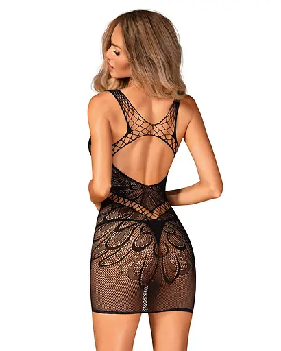 Сексуальна сукня Obsessive D608 S/M/L чорний - фото 4