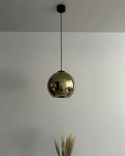 Подвесной светильник, люстра Nowodvorski 9057 Polaris E27 1x25W IP20 золотой - фото 4