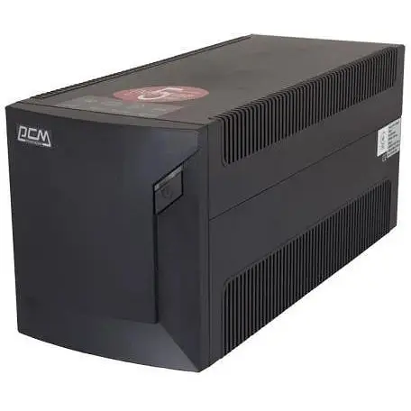 Джерело безперебійного живлення Powercom RPT-1025AP Schuko чорний 1025 ВА 615 Вт лінійно-інтерактивний AVR 4 розетки - фото 1