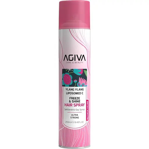 Лак для волосся Agiva Ylang Ylang Lıposomed C Pro Care Hair Spray ультрасильна фіксація 250 мл
