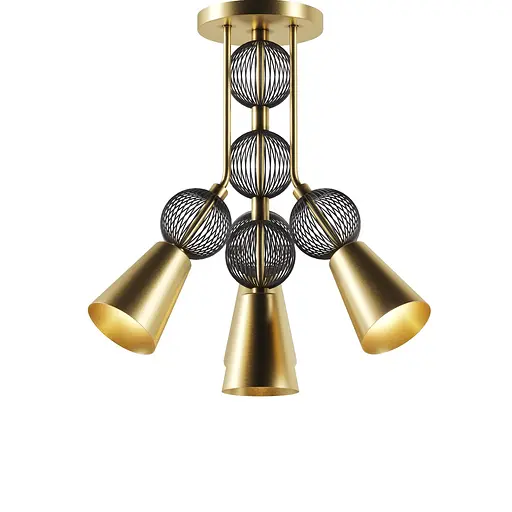 Люстра Oni-On PikArt арт. 6079 Золотий/чорний - фото 1