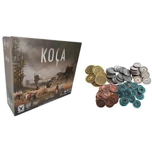 Настольная игра Планета Ігор Серп (Scythe) + металлические монеты (GKCH005+1.3) - фото 1